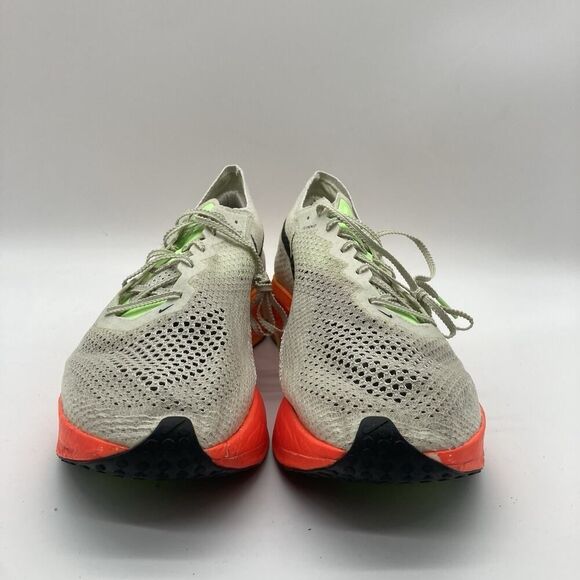 Mens Size 13 Nike ZoomX VaporFly Next% 3 White Athletic Running Shoes Sneakers - Picture 2 of 10